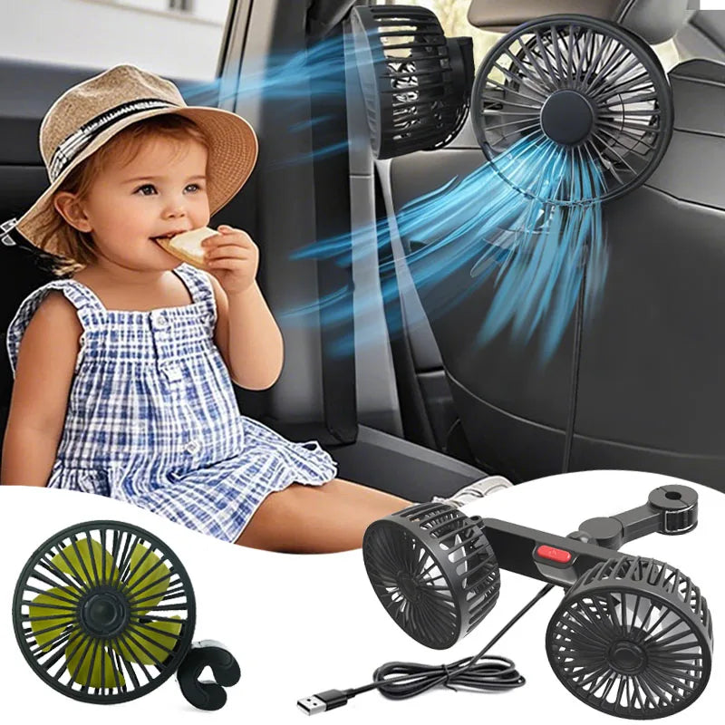 Car Seat Cooling Fan for Kids